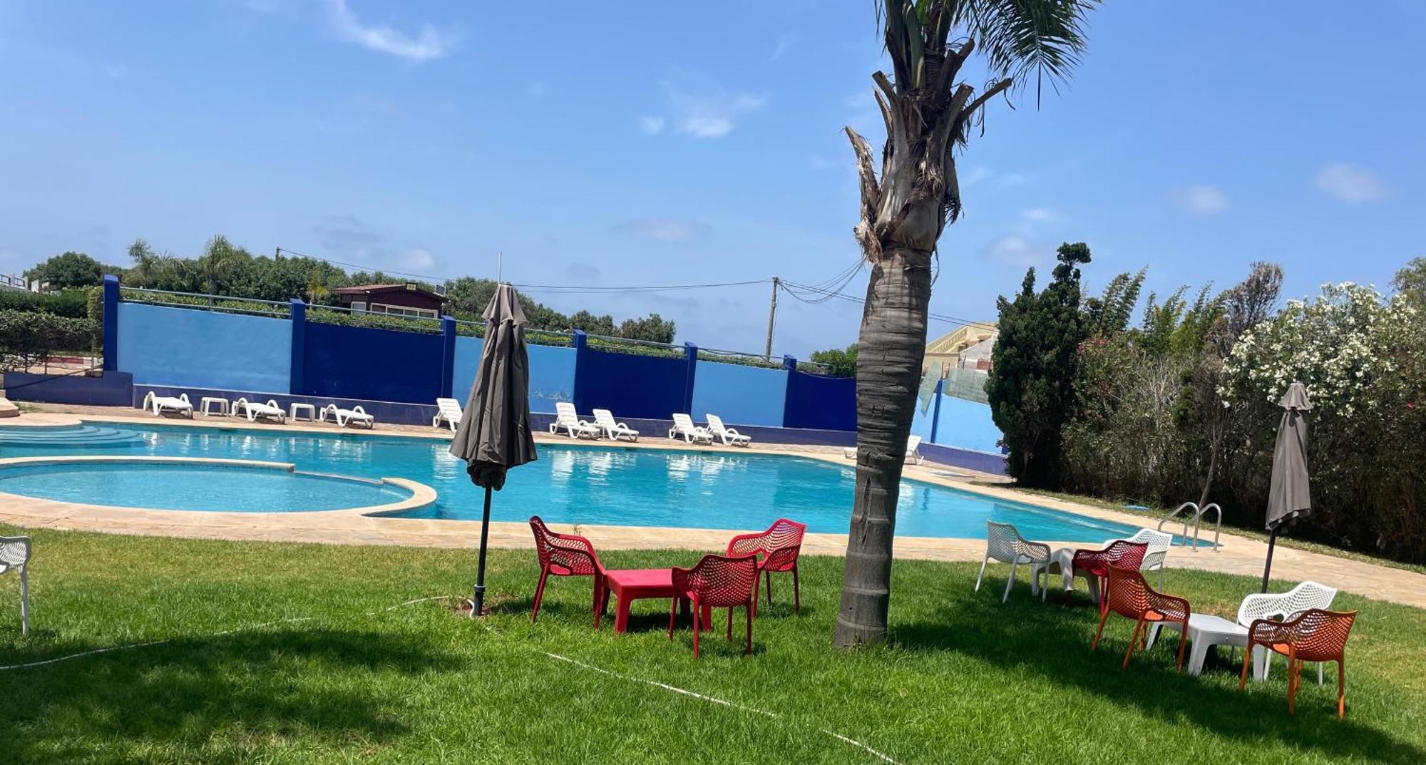 Appartement Meuble Residence Fermee Avec Piscine Sidi Rahal  Exterior foto